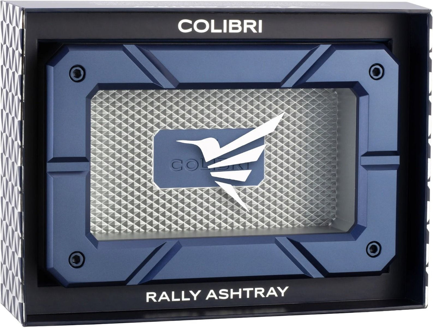 Colibri - Ashtray Rally - Navy/Silver - bovenaanzicht