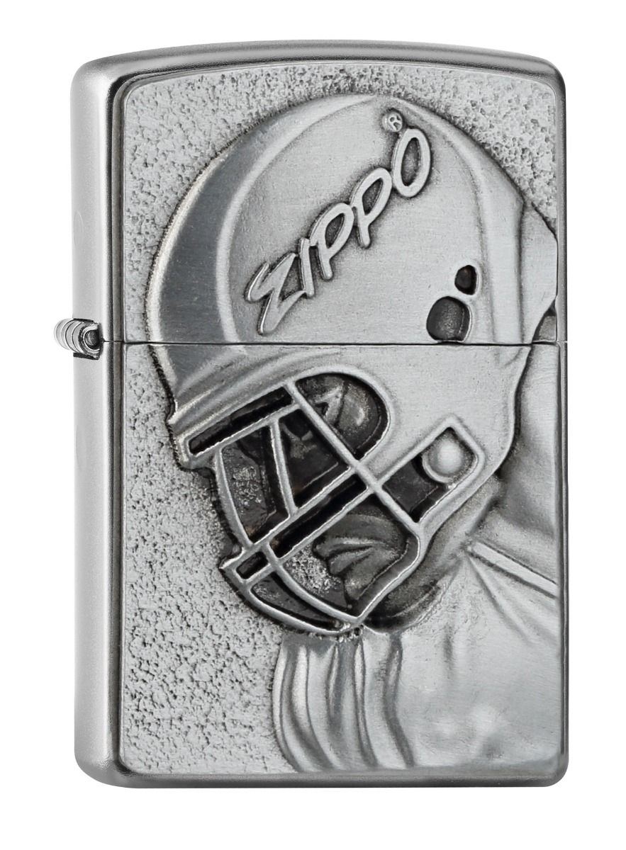 Zippo Aansteker Football Design - vooraanzicht