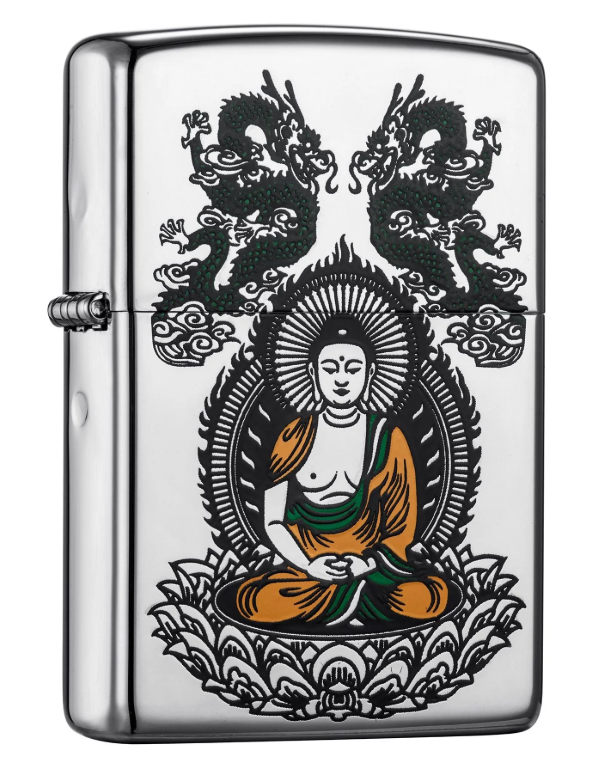 Zippo ZA-4-14B PT-Shaka aansteker vooraanzicht