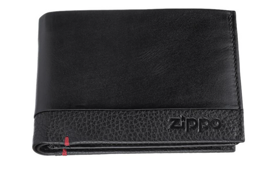 Zippo Wallet Black Nappa vooraanzicht