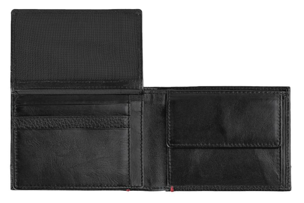 Zippo Wallet Black Nappa achteraanzicht