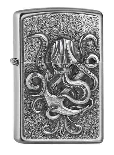 Zippo Aansteker 205 Octopus - vooraanzicht