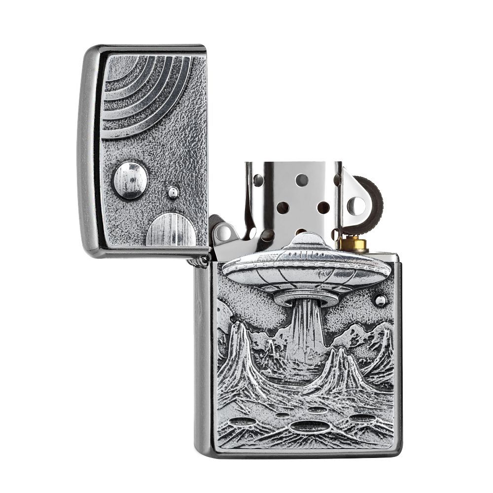 Zippo Aansteker Alien Life - achteraanzicht