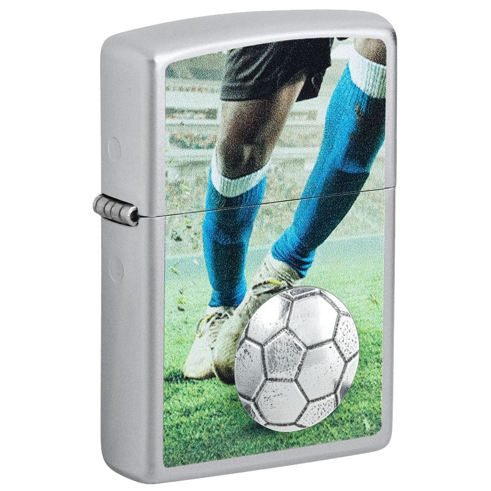 Zippo Aansteker Soccer Player - vooraanzicht
