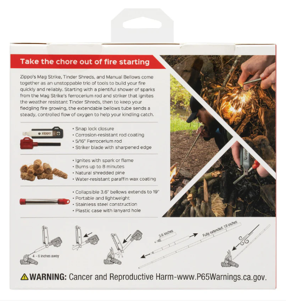 Zippo 40900 Fire Starting Combo Kit detail