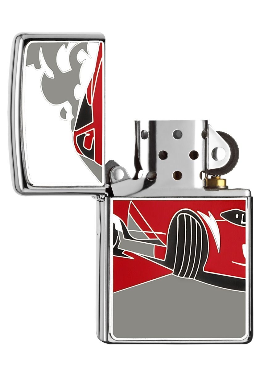 Zippo Aansteker 200 Racing Car - achteraanzicht