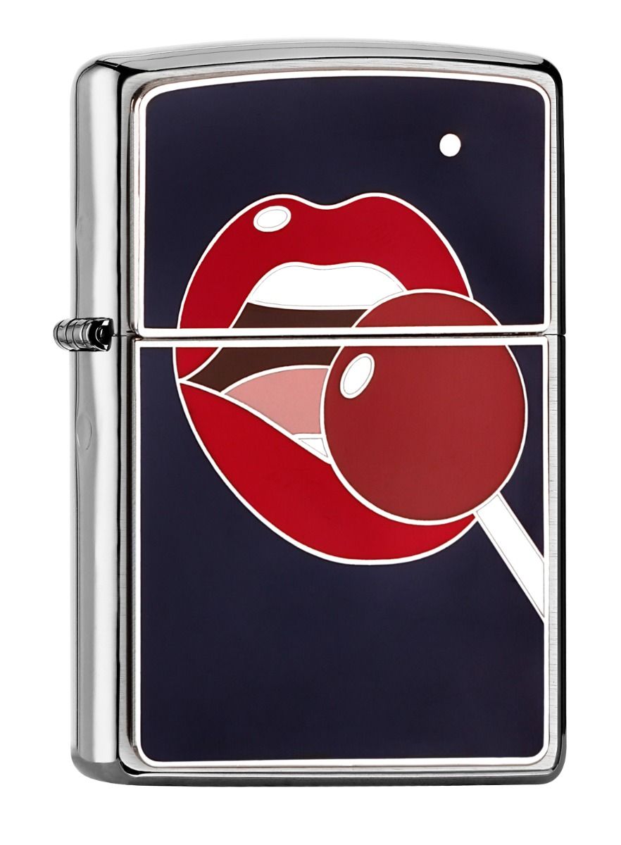 Zippo Aansteker 200 Lollipop Navy - vooraanzicht