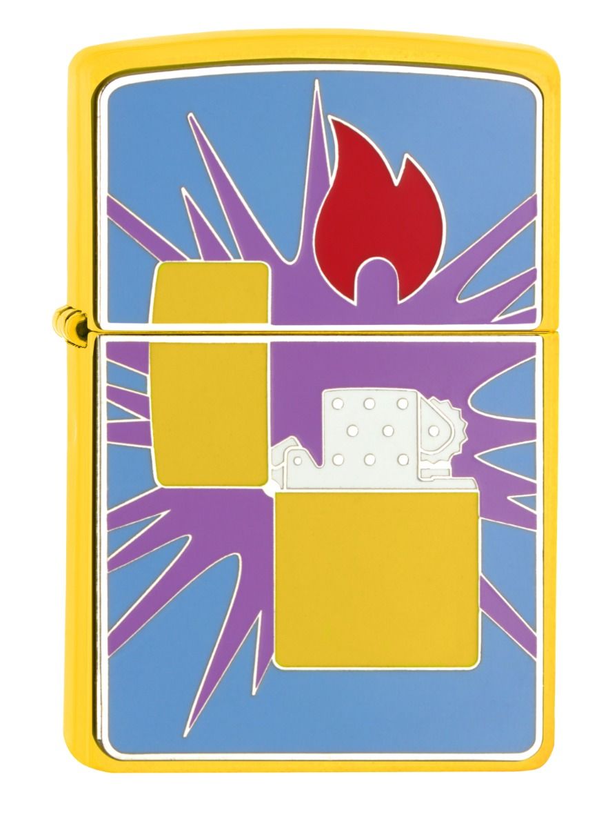 Zippo 46019 Pop Art Zippo Lighter - vooraanzicht