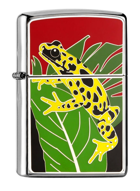 Zippo Aansteker 250 Golden Poison Frog - vooraanzicht