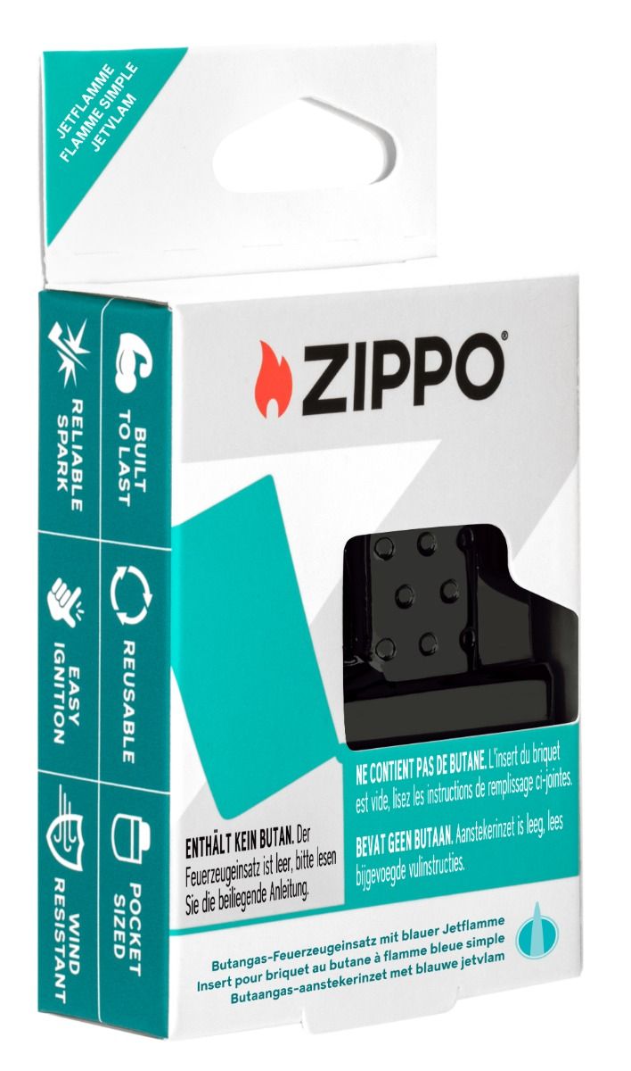 Zippo Butane Single Flame Insert Black detail 3