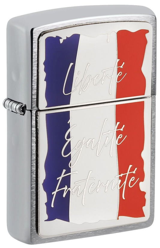 Zippo Aansteker - 200 French Motto - vooraanzicht