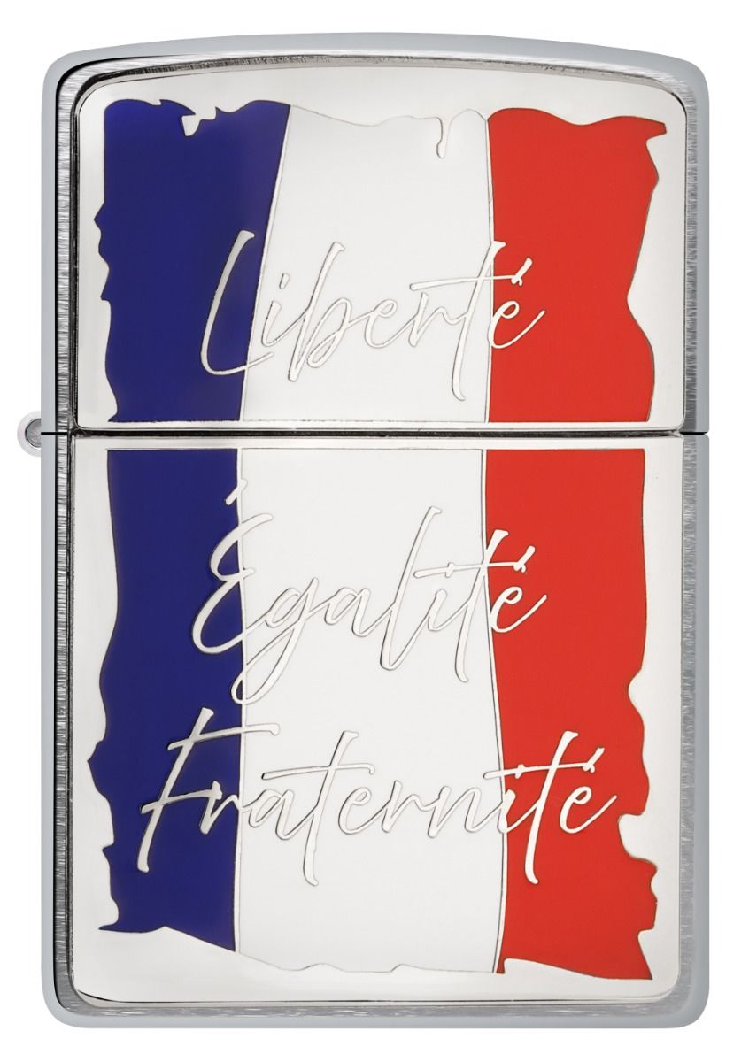 Zippo Aansteker - 200 French Motto - achteraanzicht