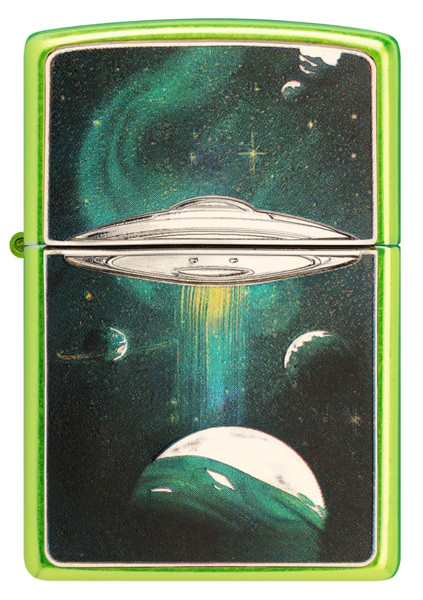 Zippo Aansteker - 24516 UFO Light Beam - achteraanzicht