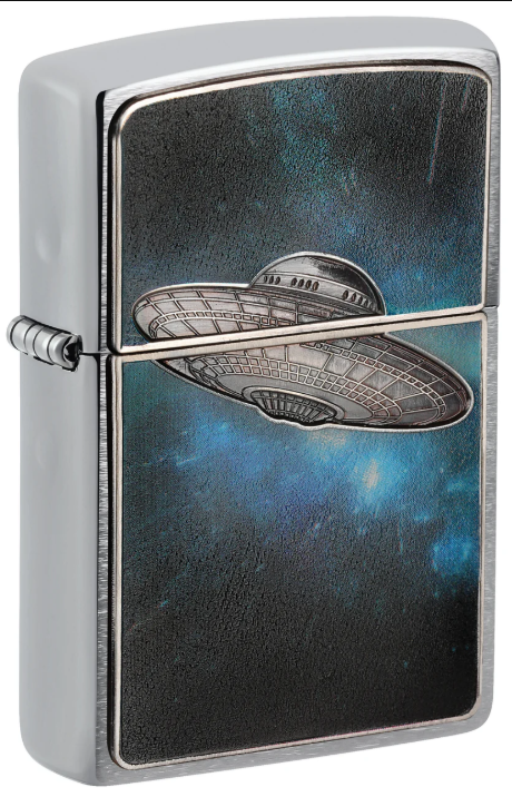 Zippo Aansteker - 200 UFO in Galaxy - vooraanzicht