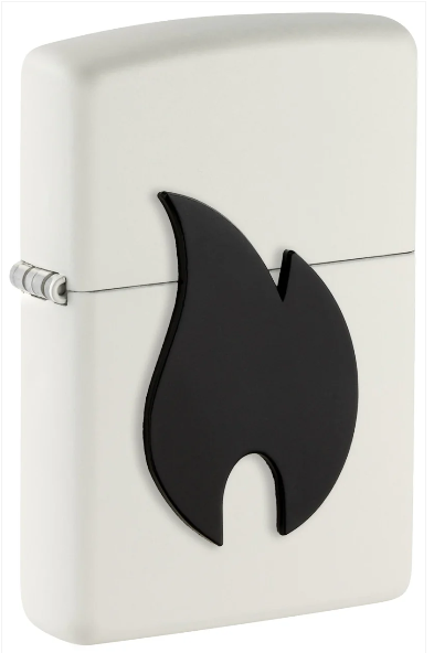 Zippo Aansteker - 214 Big Flame Design - vooraanzicht