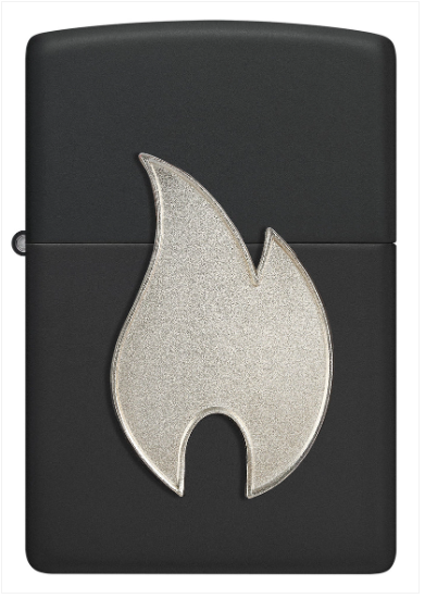Zippo Aansteker - 218 Big Flame Design - achteraanzicht