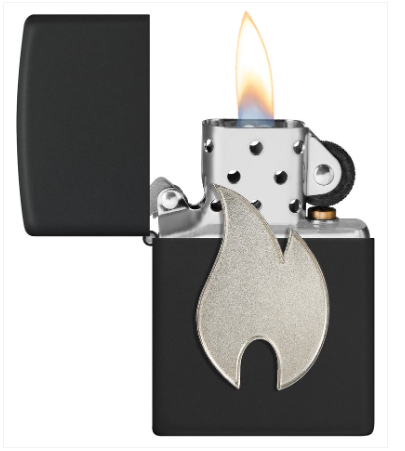 Zippo Aansteker - 218 Big Flame Design - detail 1