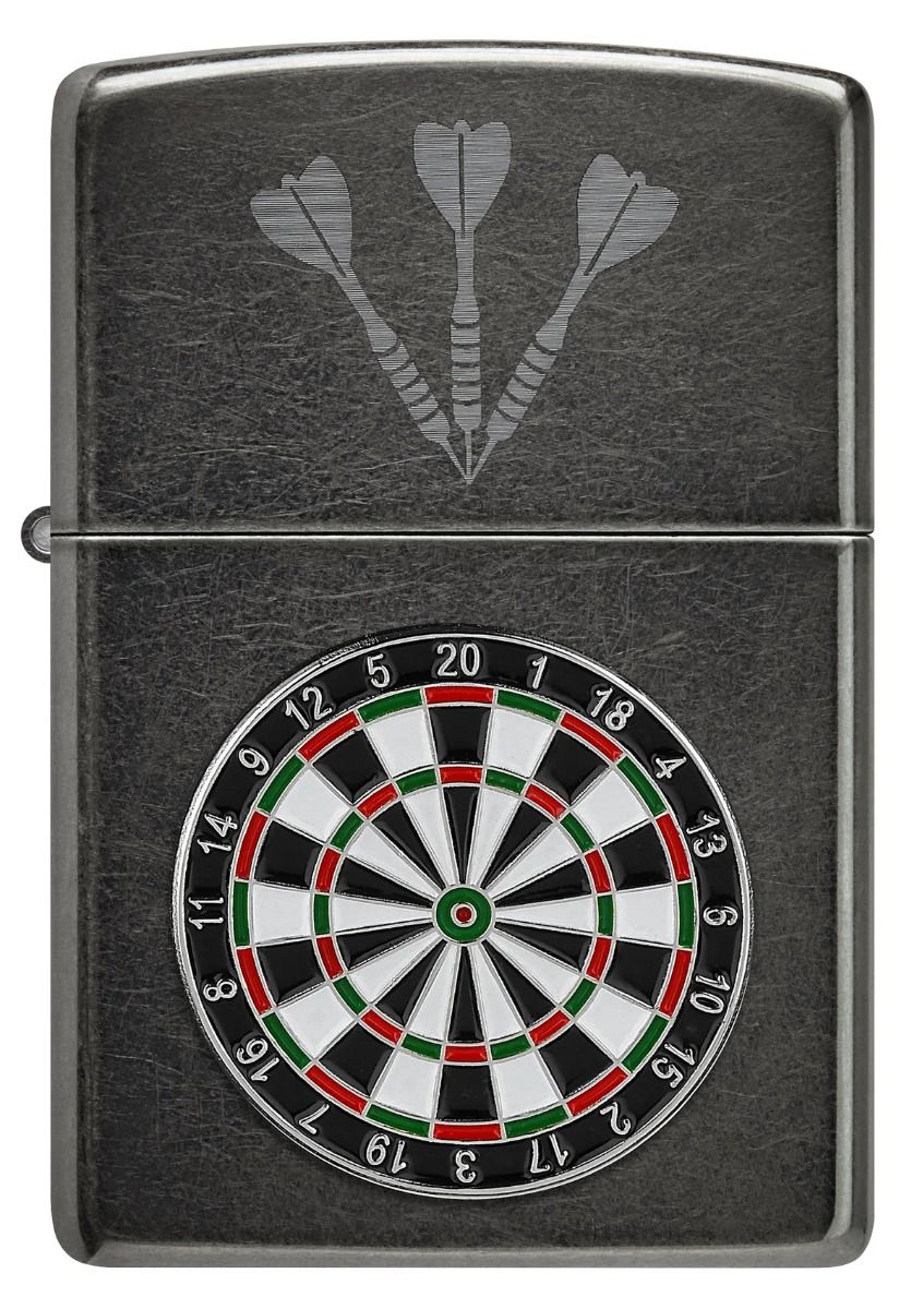 Zippo Aansteker - 28378 Dartboard Disc - achteraanzicht