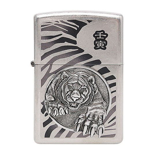Zippo Aansteker Asian 2022 Black Tiger Special B. - vooraanzicht