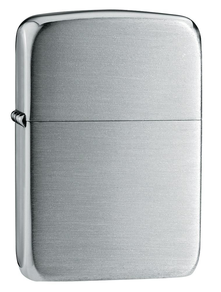 ZIPPO Aansteker PL 24 REPLICA HAND SATIN SILVER - vooraanzicht