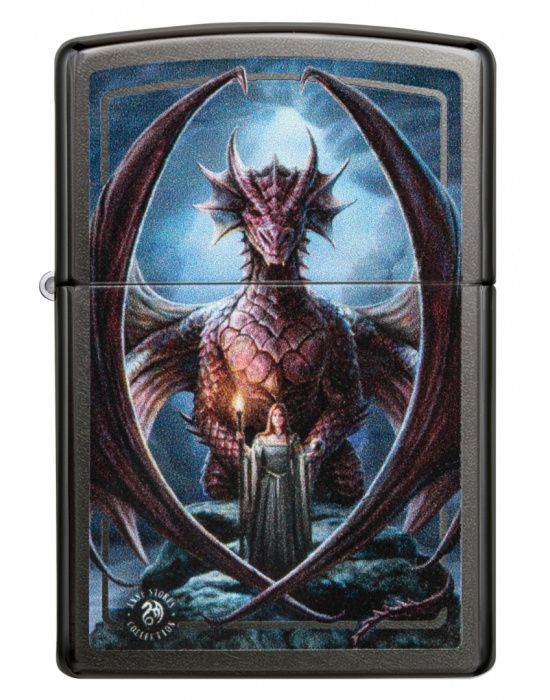 Zippo Aansteker - 28378 Anne Stokes Collection - achteraanzicht