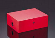 Humidor in luxe verpakking rood 200 sigaren - vooraanzicht rode luxe humidor