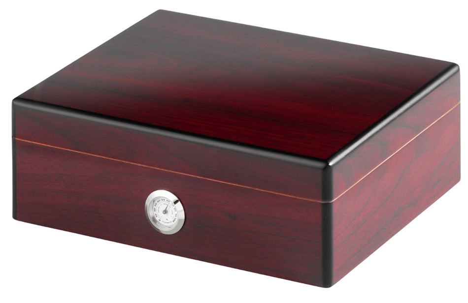 Angelo Humidor Red-Brown 40 sigaren - vooraanzicht productfoto