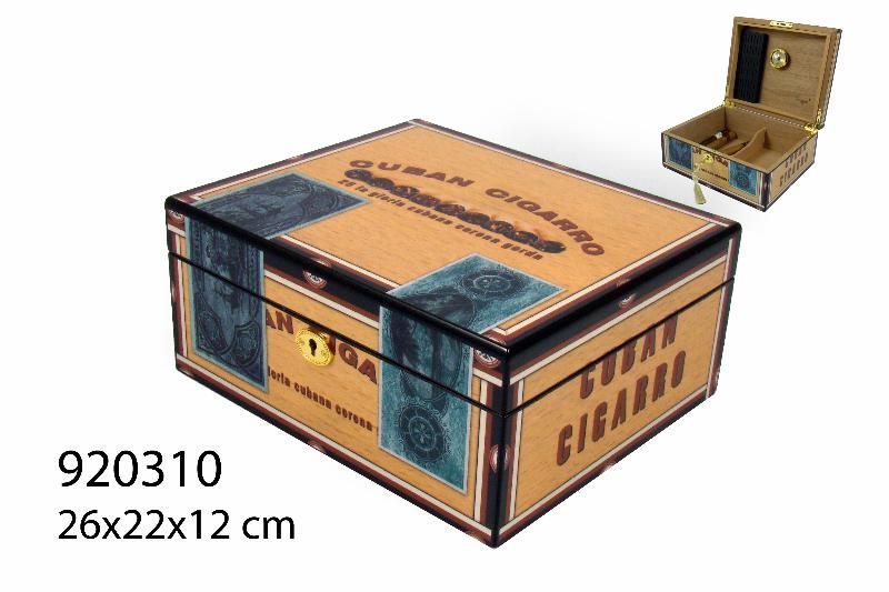 Humidor Dark High polish - productfoto vooraanzicht