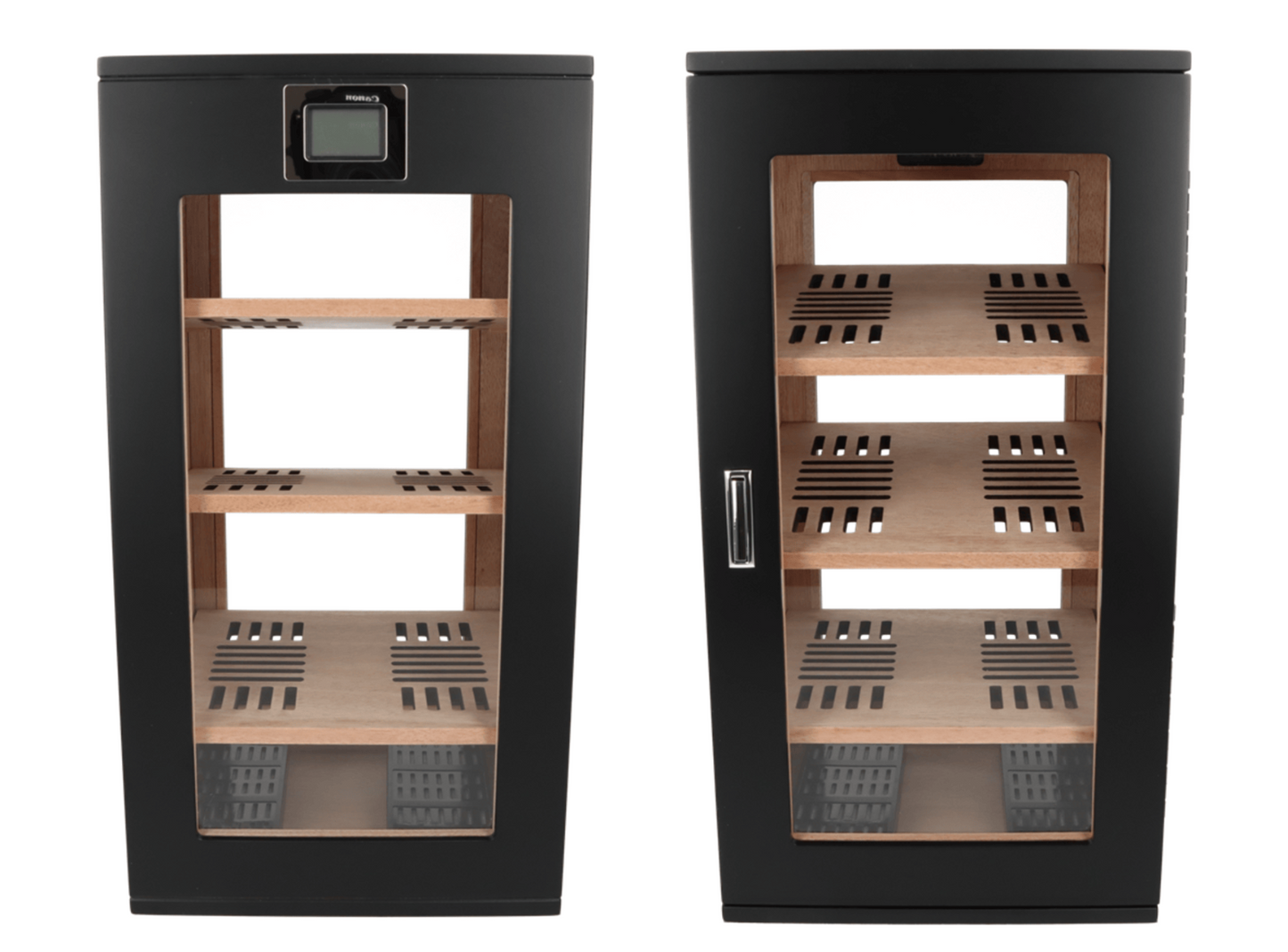 Angelo Cabinet Humidor Black - vooraanzicht productfoto