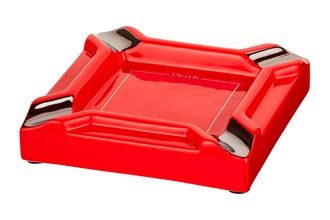 Caseti Sigarenasbak 4 leggers Red - vooraanzicht