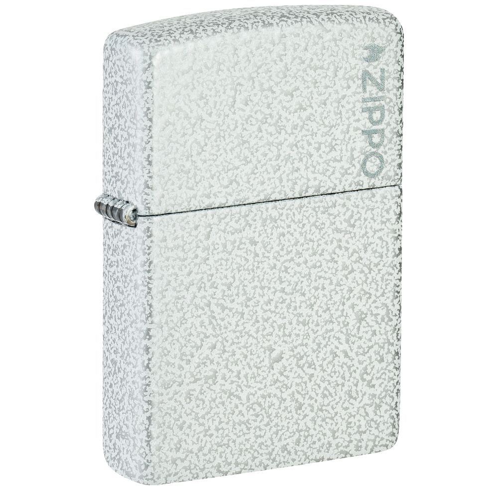 Zippo Aansteker Glacier with Zippo Logo - vooraanzicht