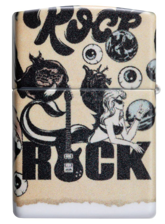 Zippo 49352 Tattoo Art Design aansteker vooraanzicht