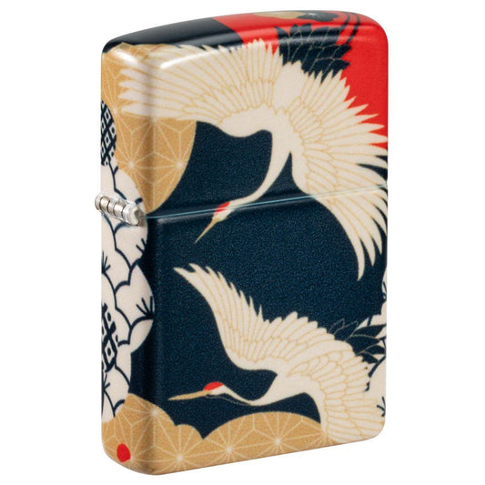 Zippo Aansteker Asian Background Design - vooraanzicht
