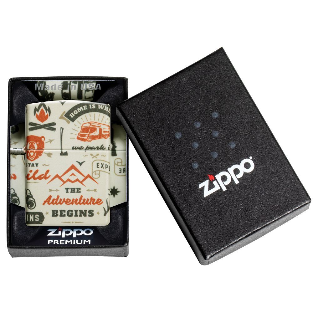 Zippo Aansteker Outdoor Adventure Design - detail