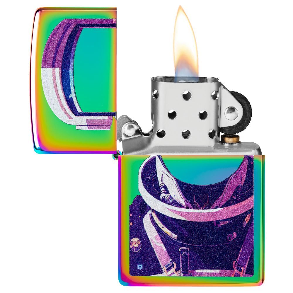 Zippo Aansteker Astronaut Design - achteraanzicht