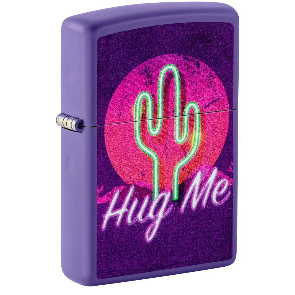 Zippo Aansteker Retro Cactus Design - vooraanzicht
