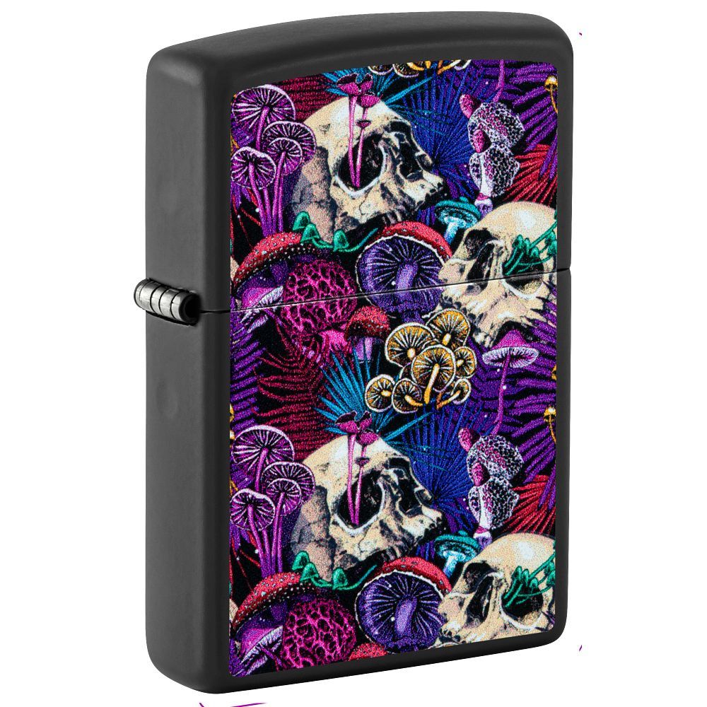 Zippo Aansteker Pyschedelic Mushroom Design - vooraanzicht