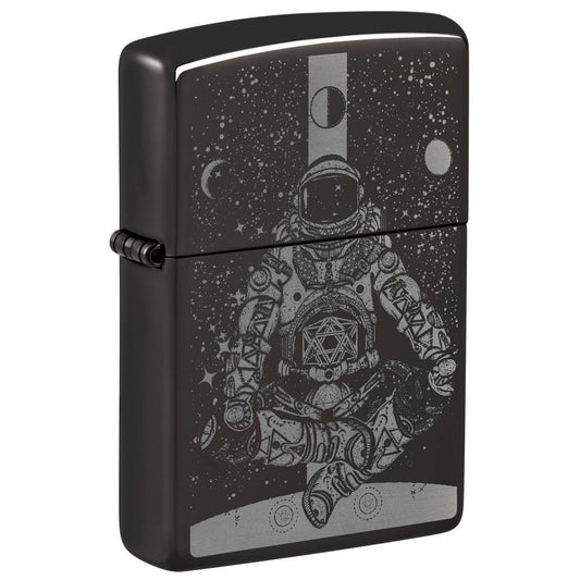 Zippo Aansteker Astronaut in Space Design - vooraanzicht