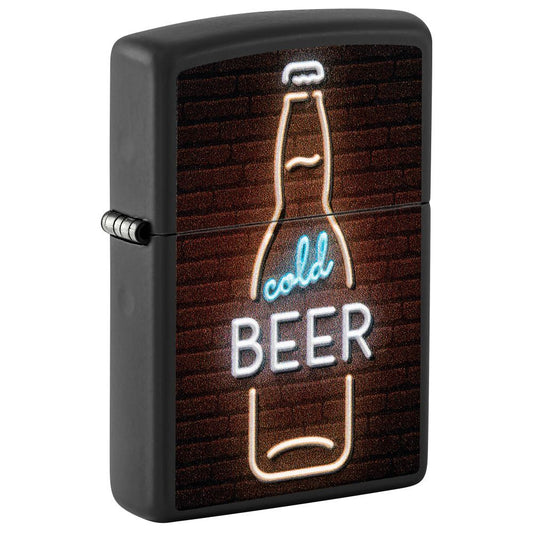 Zippo Aansteker Beer Sign - vooraanzicht