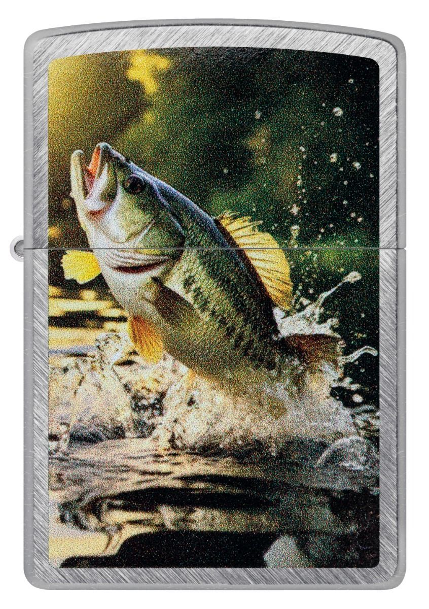 Zippo Aansteker - 24648 Fishing Design - vooraanzicht