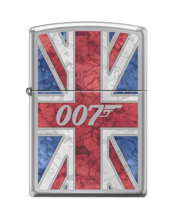 Zippo Aansteker 250 Bond BT 007 Gun logo - vooraanzicht