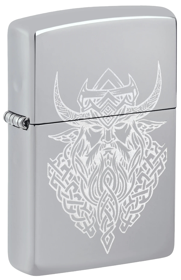 Zippo Aansteker - 250 Odin Design - vooraanzicht