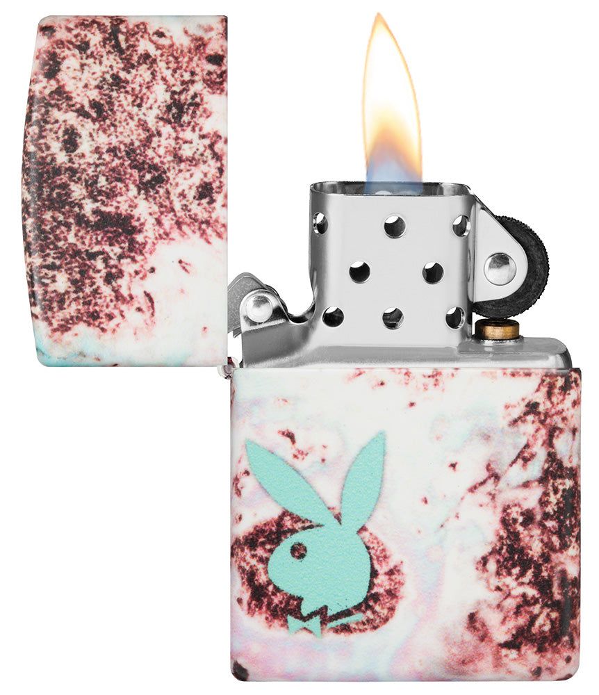 Zippo Aansteker 49352 Playboy Design - achteraanzicht