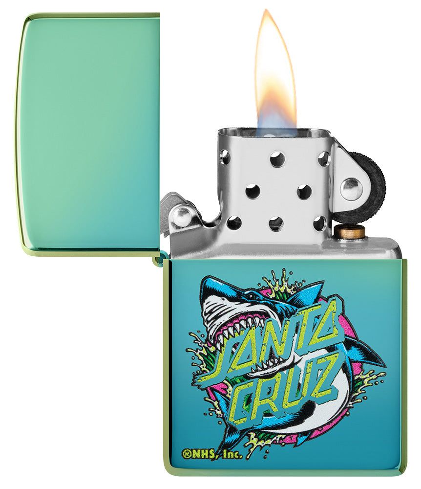 Zippo Aansteker 49191 Santa Cruz Design - achteraanzicht