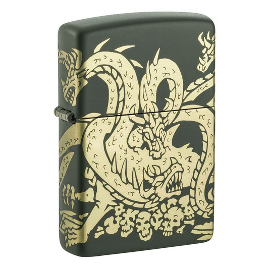 Zippo Aansteker 221 Dragon Design - vooraanzicht