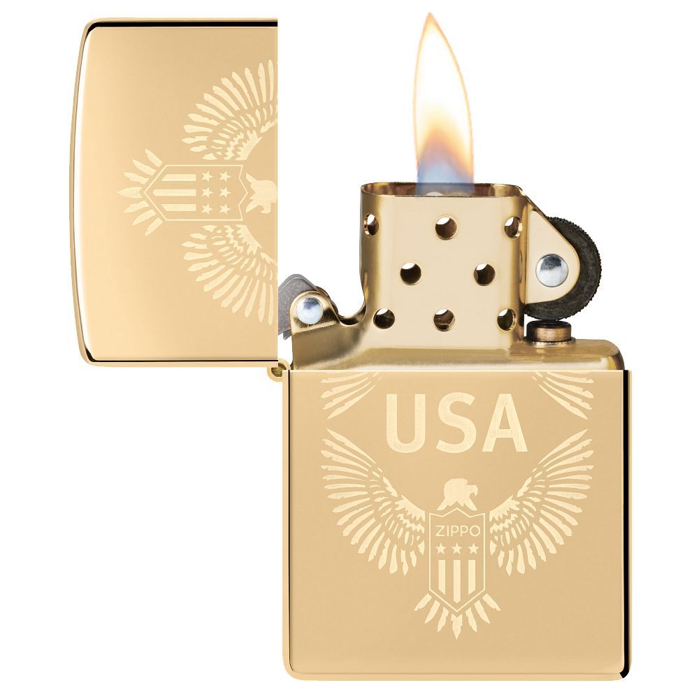 Zippo Aansteker 48915 USA Design - achteraanzicht