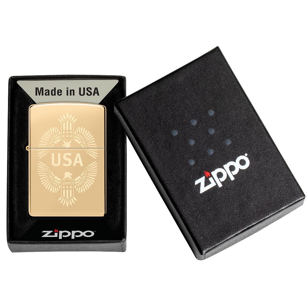 Zippo Aansteker 48915 USA Design - detail
