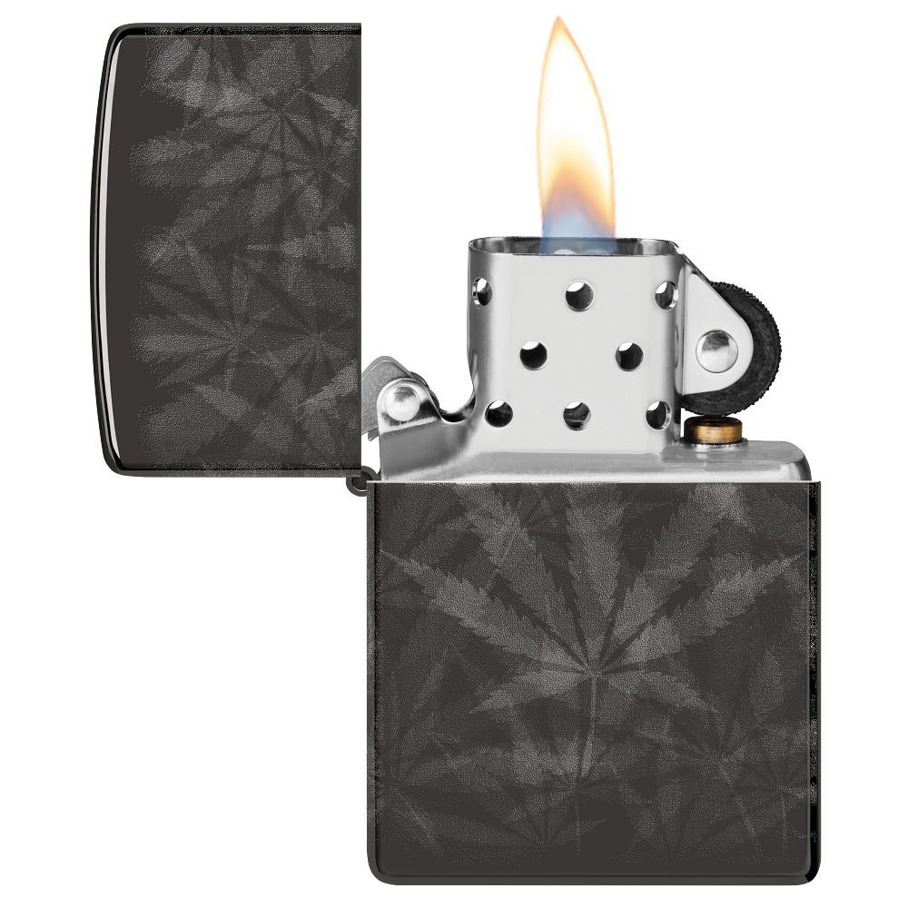 Zippo Aansteker 48924 Cannabis Design - achteraanzicht