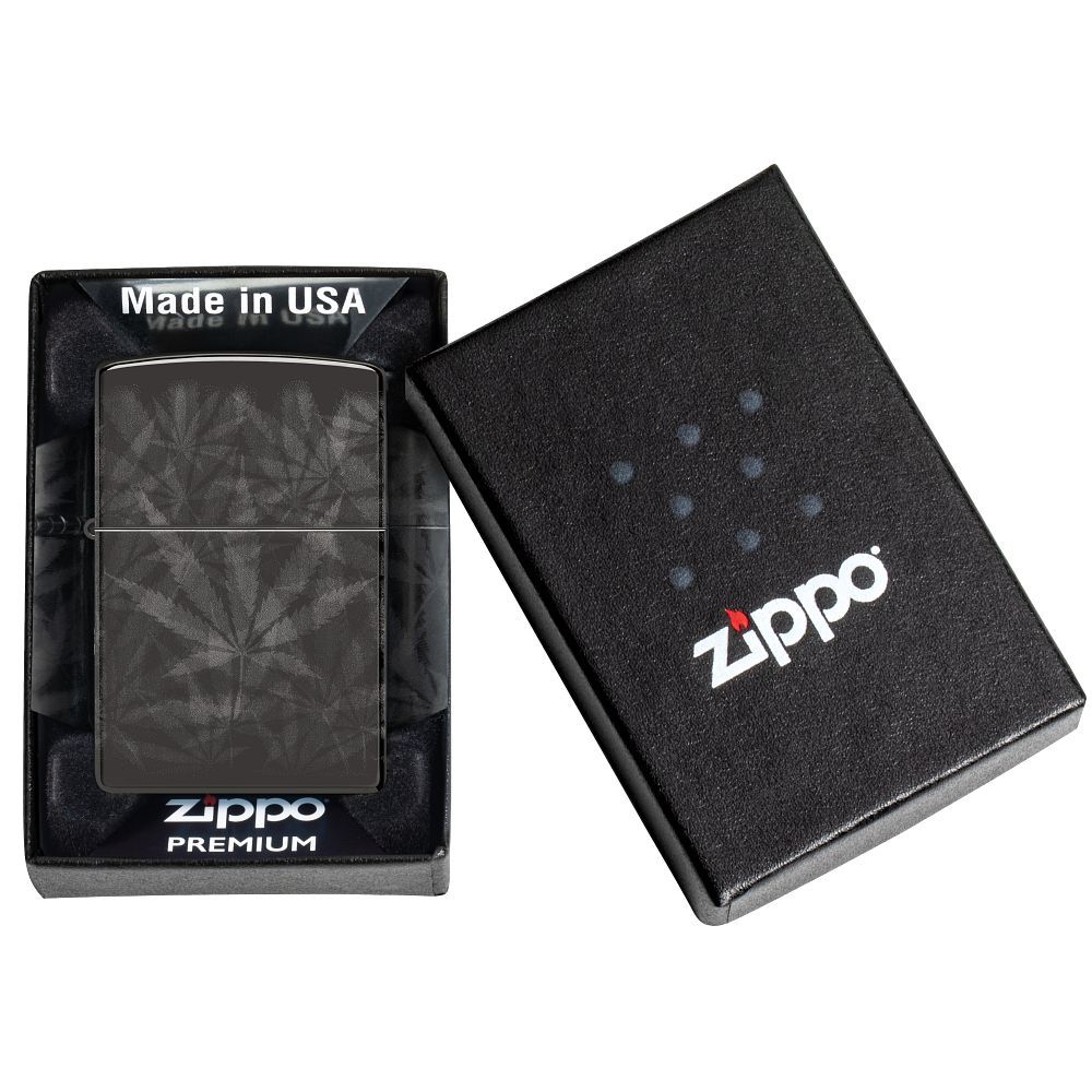 Zippo Aansteker 48924 Cannabis Design - detail