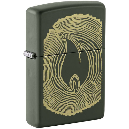 Zippo Wood Ring Design - vooraanzicht
